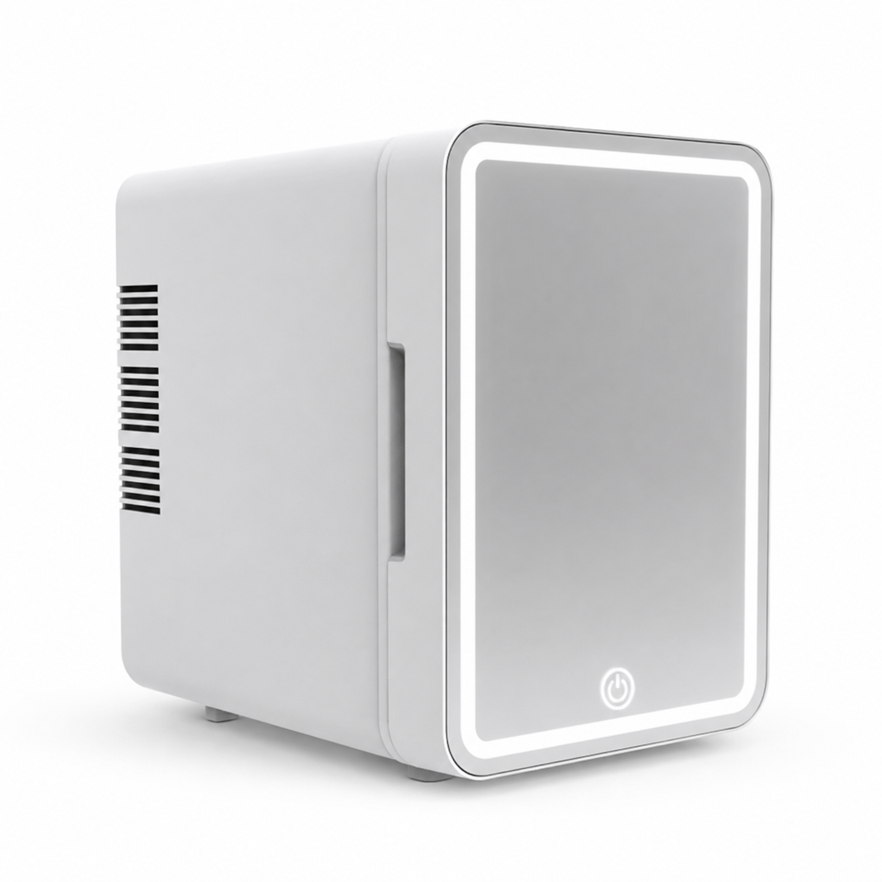 4L Cosmetic & Skincare Mini Fridge with LED Mirror – Portable Hot & Cold Beauty Fridge