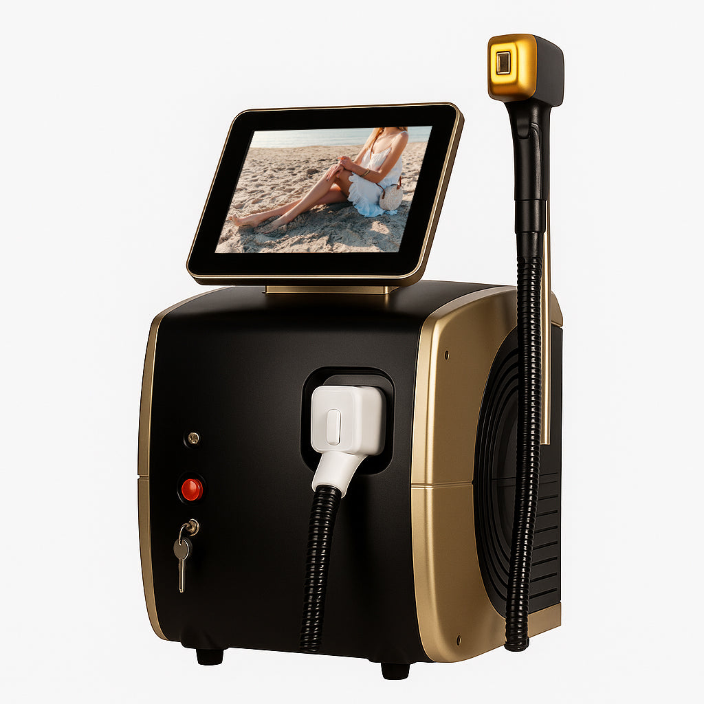 Professional 3-Wavelength 808nm Diode Laser Hair Removal Machine