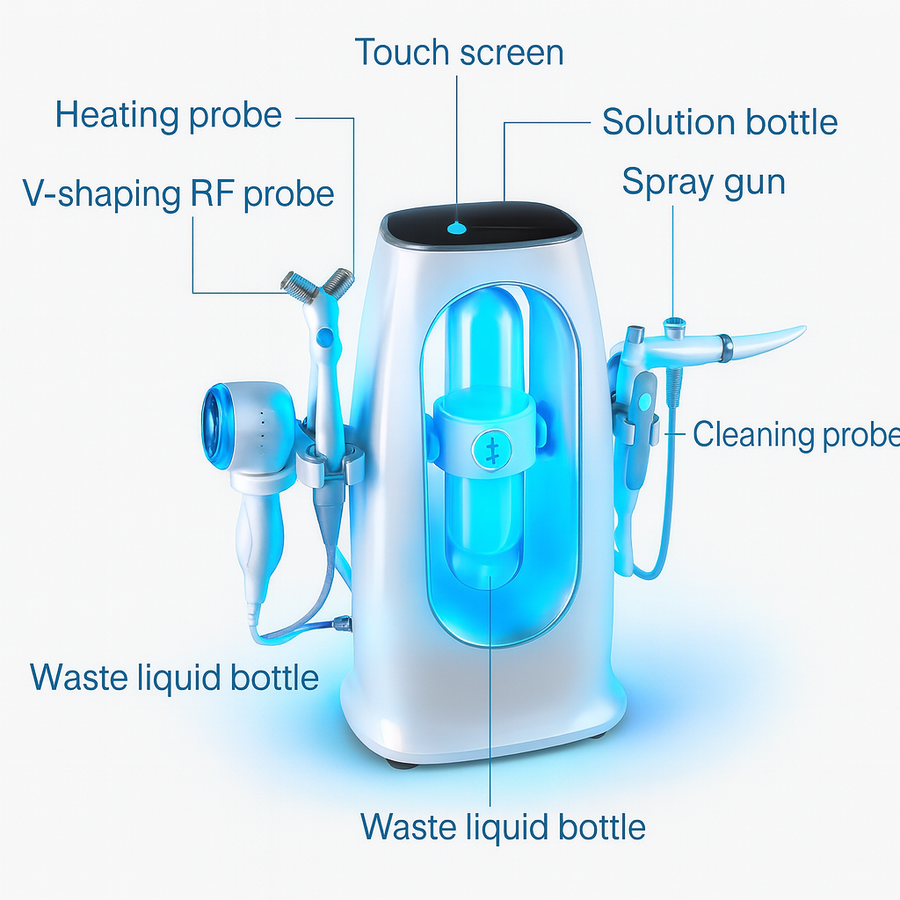 Professional Portable Oxygen Water Peel Dermabrasion System