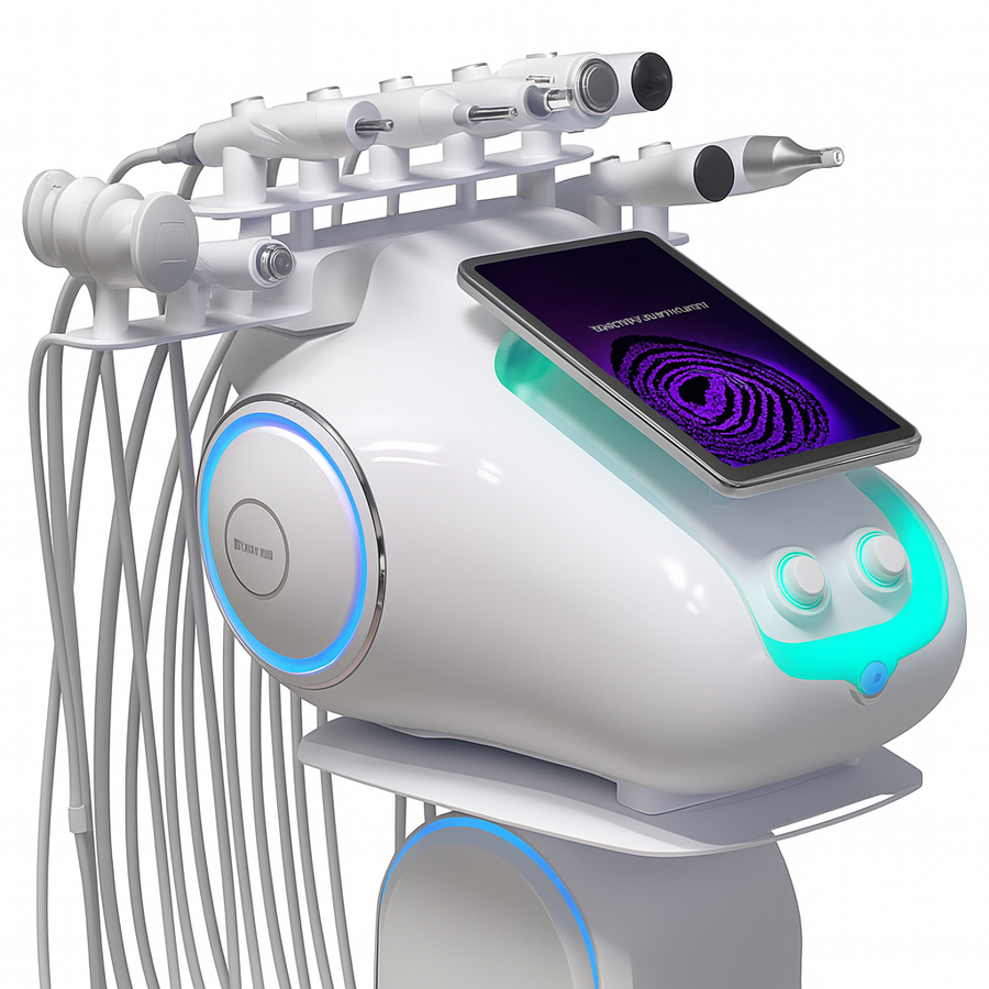Theia SkinClinic 6-in-1 – Premium Hydro Dermabrasion Device for Professional Facial Treatments