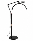 24-Inch Half-Moon LED Beauty Floor Lamp