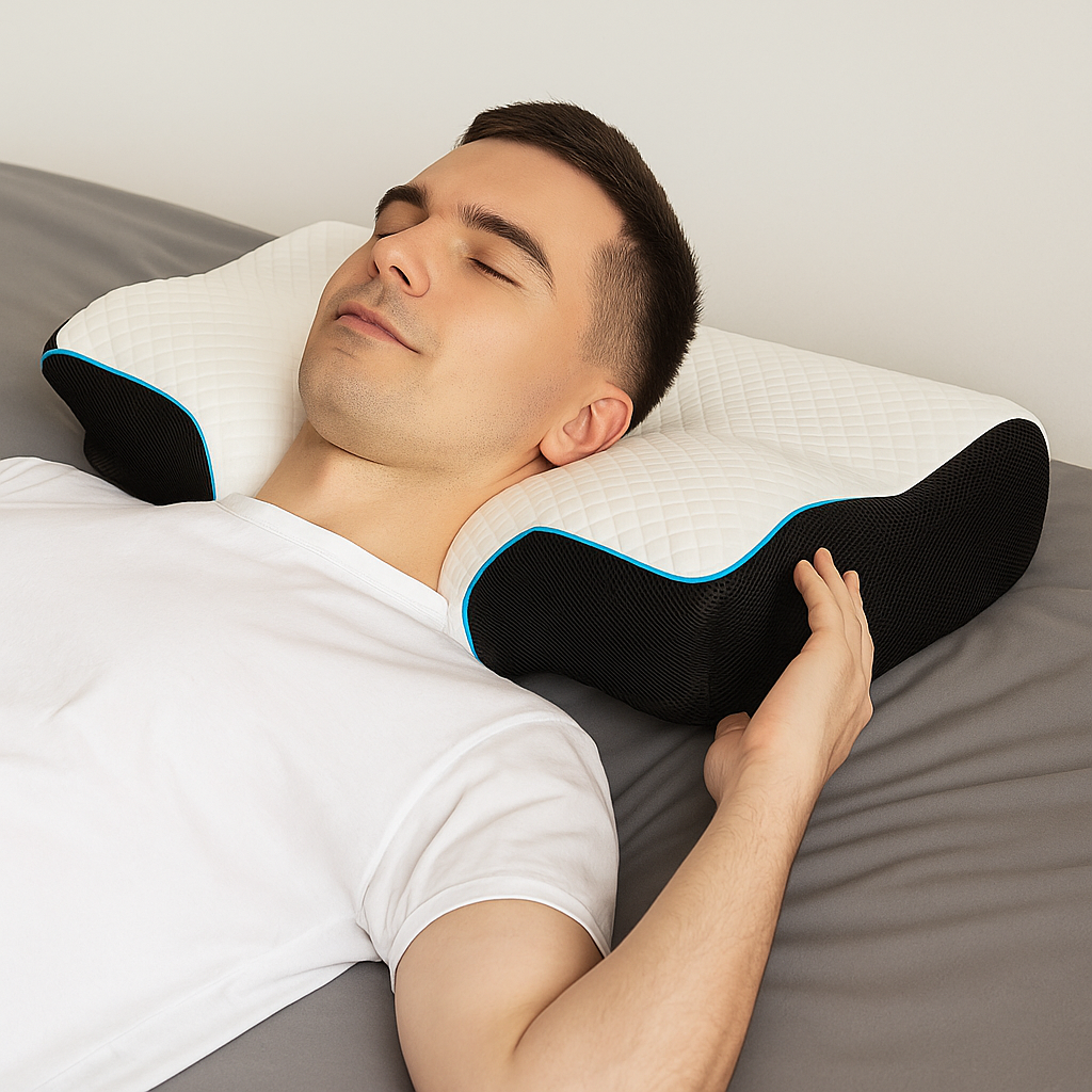 THEIA Ultimate Sleep Pro – Ergonomic Memory Foam Pillow for Neck & Spine Alignment