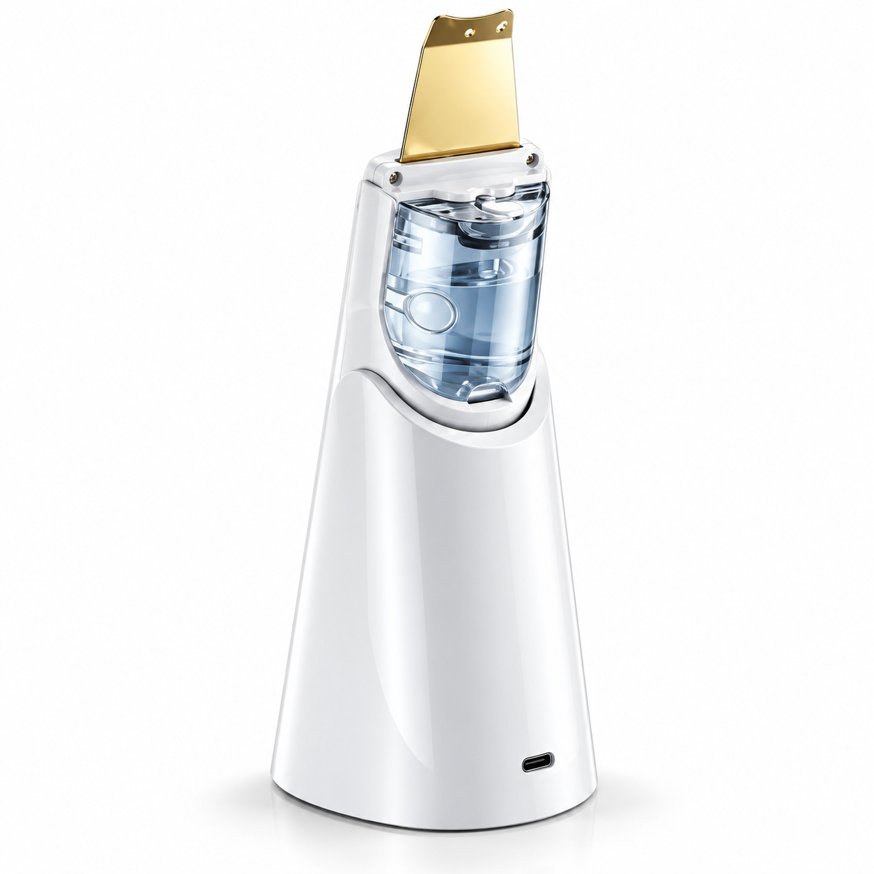 Nano Mist Ultrasonic Skin Scrubber 24kHz with Blue Light, Hydration Spray & Charging Dock