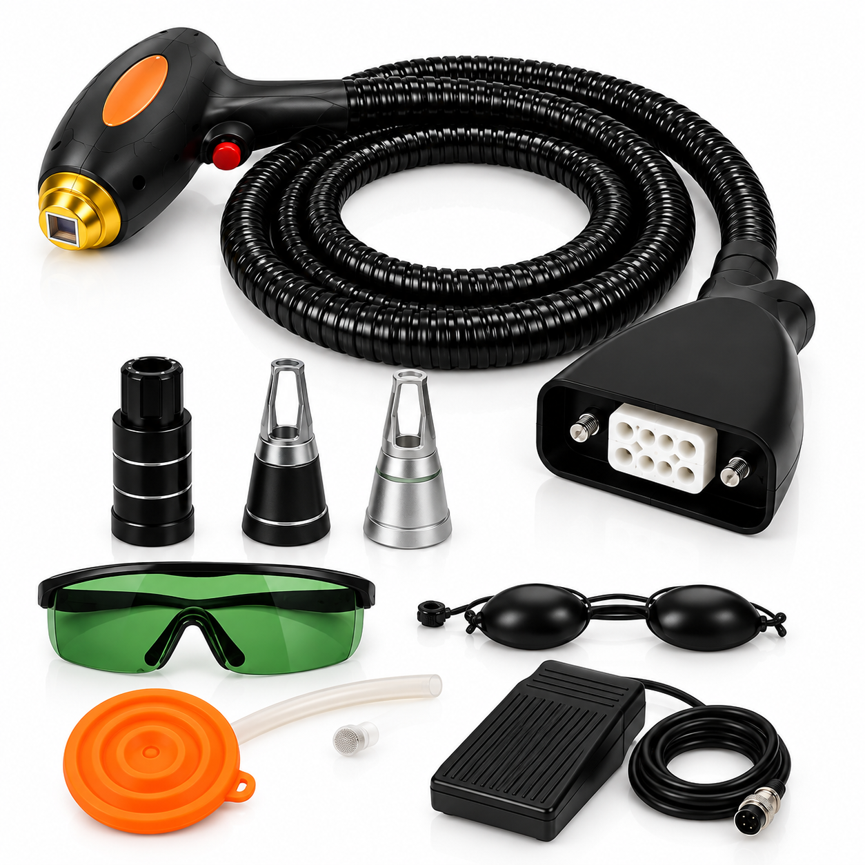 808nm Diode Laser Replacement Handpiece with Cooling Hose for Hair Removal Machine