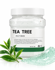 Professional Tea Tree Hydro Jelly Peel-Off Facial Mask Powder 300g / 10.6 oz – Clarifying & Purifying Spa Mask