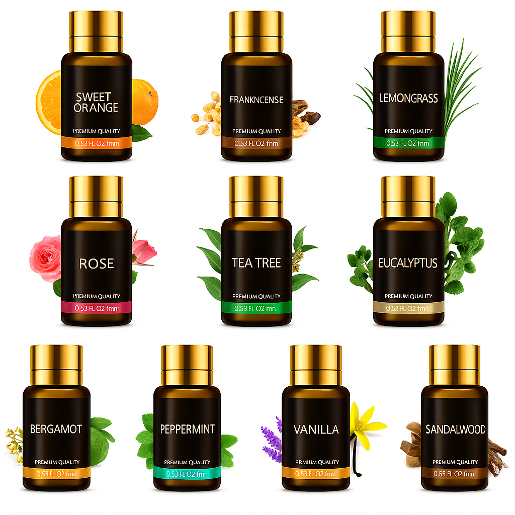 Essential Oils Set 20 Pack – 100% Pure Natural Aromatherapy Oils Gift Box
