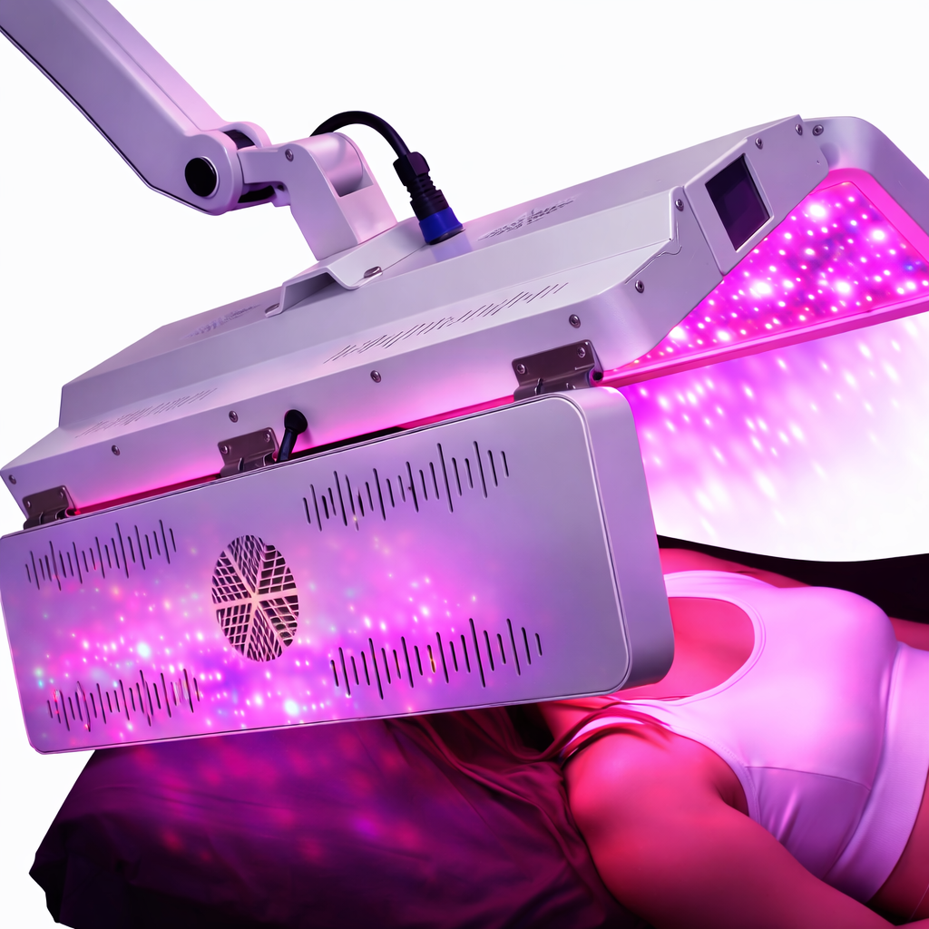 Professional LED Red Light Device – Flexible Multi-Panel Photon Light System for Face & Body | Beauty Equipment for Home & Studio Use