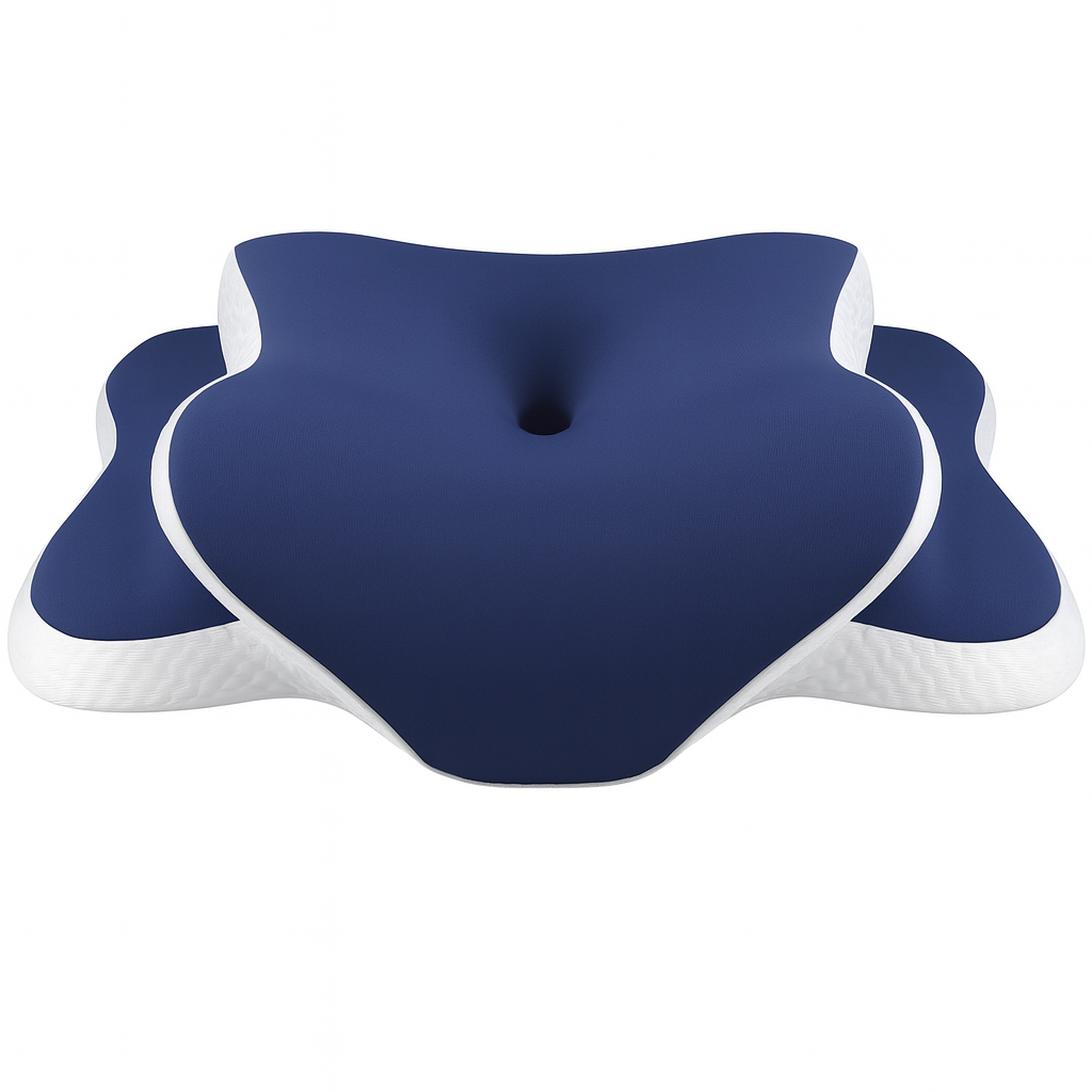 Memory Foam Cervical Pillow – Ergonomic Neck Support Pillow for Better Sleep & Spine Alignment