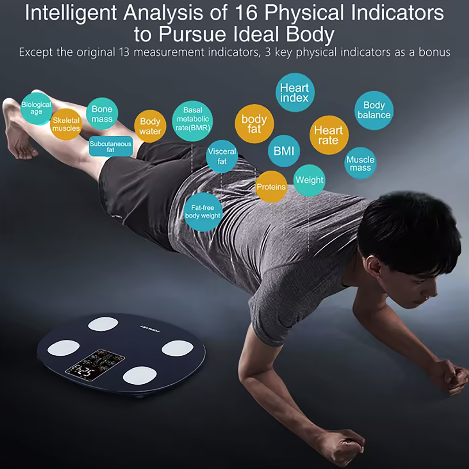 THEIA Smart Digital Body Scale – Body Composition & BMI Analysis