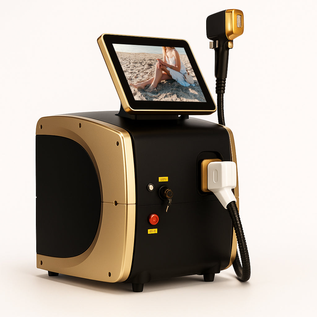 Professional 3-Wavelength 808nm Diode Laser Hair Removal Machine