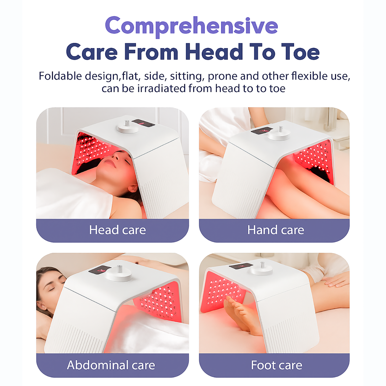 Theia Glow Omega Pro – 7-Color LED Light Therapy PDT Device for Skin Rejuvenation & Anti-Aging