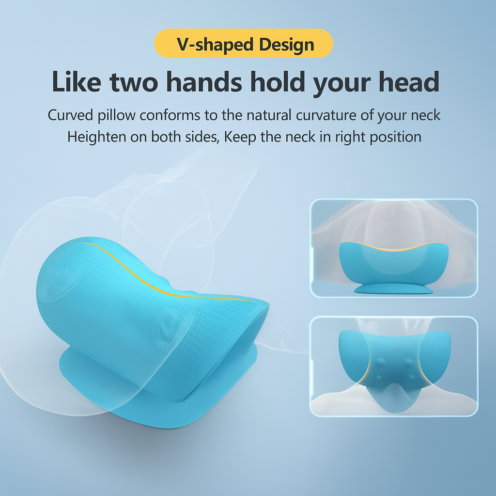 Theia Cervical Traction Pillow – Effective Relief for Neck, Shoulder & Spine Alignment