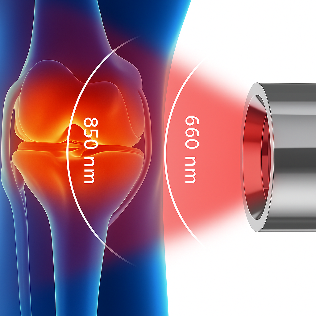 Theia Red Light Therapy Torch Handheld for Muscle Pain Relief 5 Wavelength 630nm 660nm 710nm 850nm 900nm