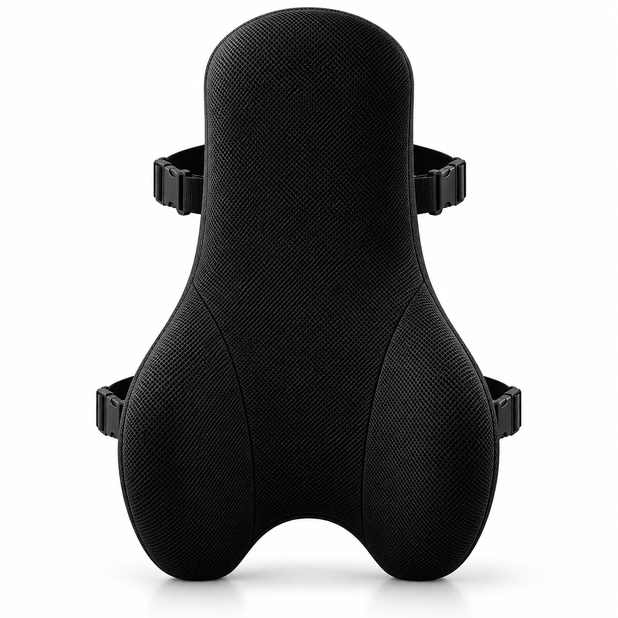 Ergonomic Full Back Memory Foam Lumbar Support Cushion – Adjustable Office Chair Back Pillow