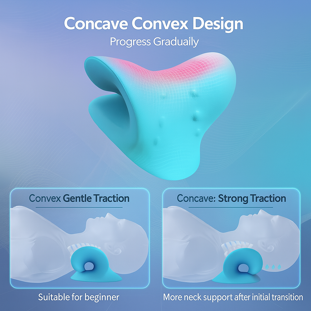 Theia Cervical Traction Pillow – Effective Relief for Neck, Shoulder & Spine Alignment