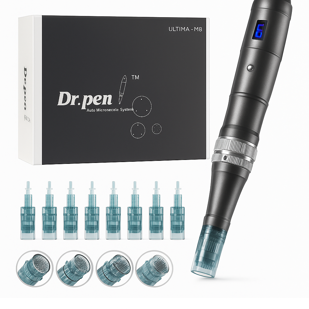 Dr. Pen Ultima M8 Professional Microneedling Dermapen, USB Rechargeable, 5pcs 32Pin Cartridge Needle