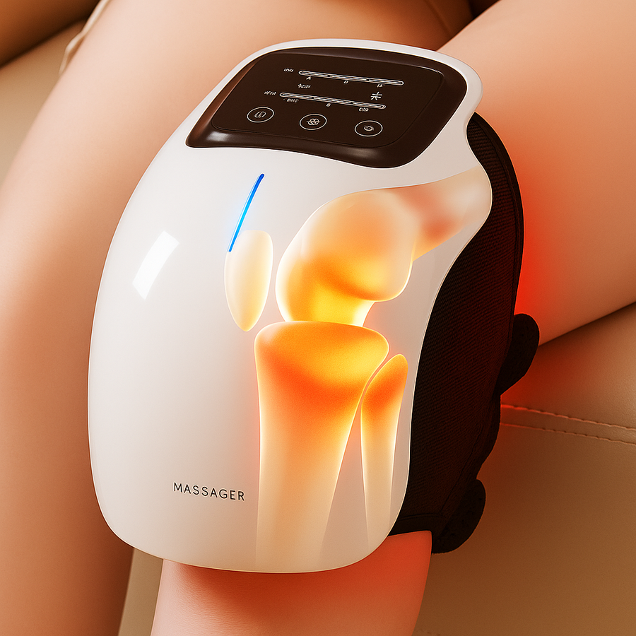 Theia KneeRelief Pro: Advanced 3-in-1 Knee Massager for Fast Pain Relief & Recovery