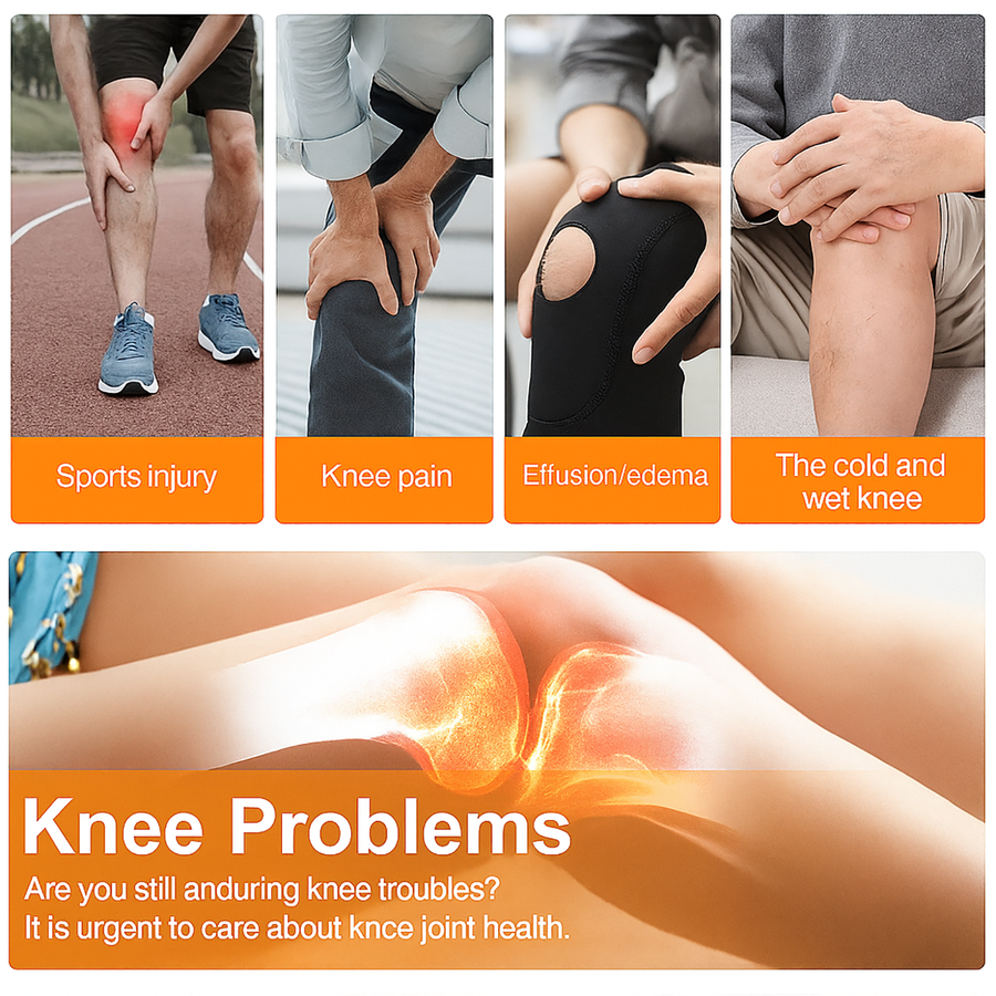 Theia KneeRelief Pro: Advanced 3-in-1 Knee Massager for Fast Pain Relief & Recovery