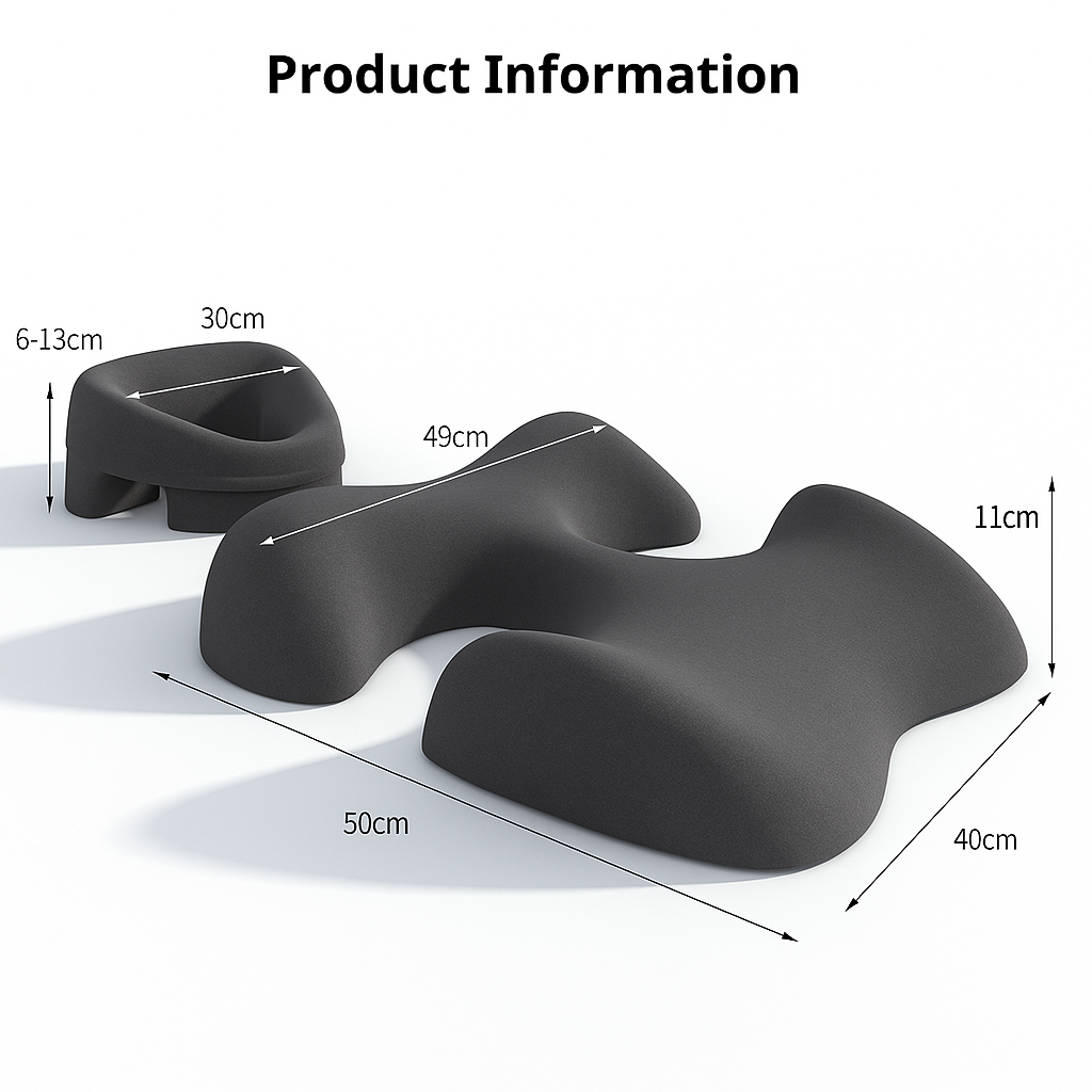 THEIA Massage Face & Chest Pillow Cushion – Ergonomic Support for Spa, Salon & Relaxation Use