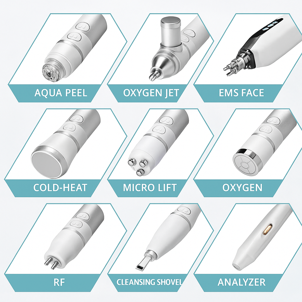 THEIA Aquastar 10-in-1 Microdermabrasion Hydro Facial Machine – Professional Skin Care & Deep Cleansing