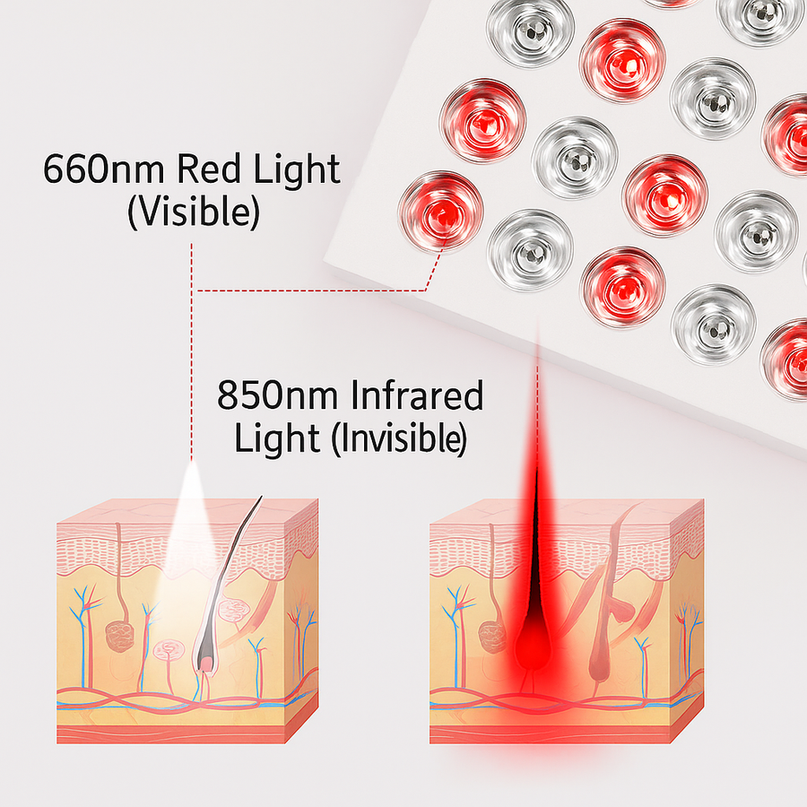 Theia Spectrum Pro – 4-Color Red & Infrared Light Therapy Panel
