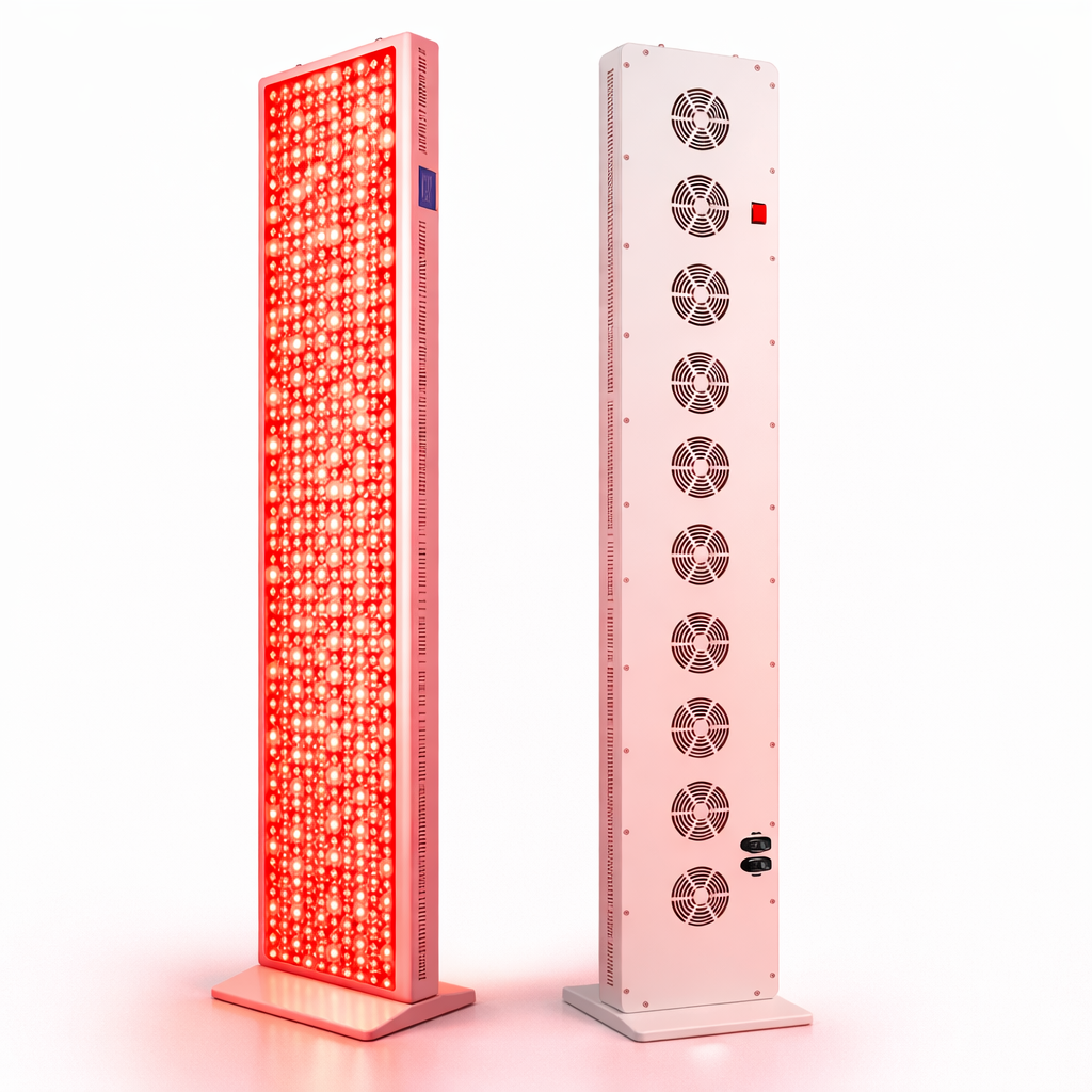 Full-Body Red & Near-Infrared LED Light Panel – Standing High-Power Light Device