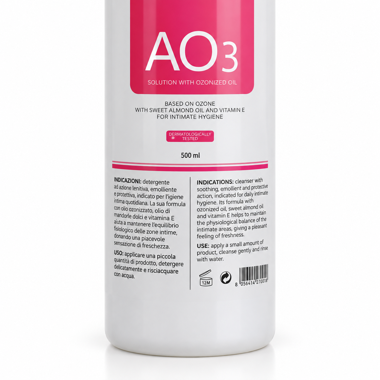 AO3 Professional Hydro Facial Hydration & Nutrition Solution 400ml