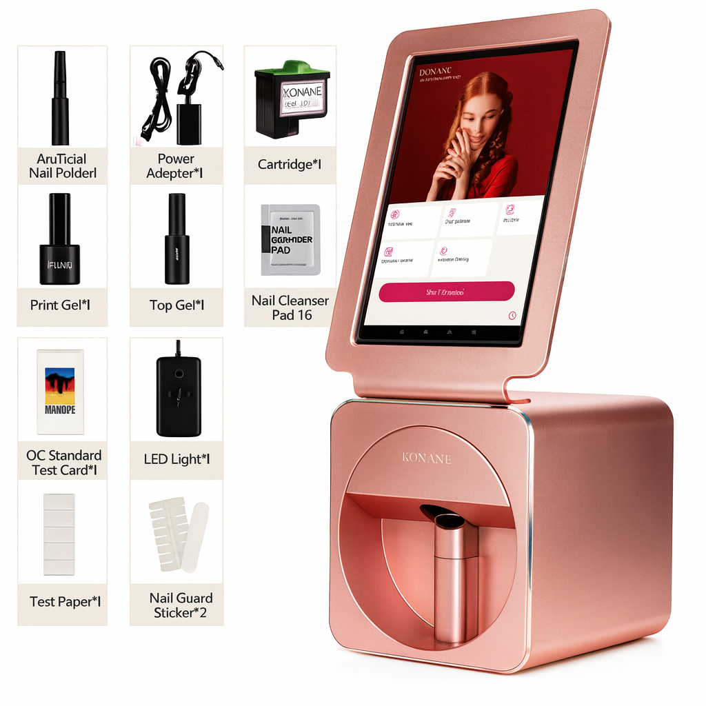 Nails X11 Plus Professional Nail Printer – Digital Nail Art Machine with 10.1" Touch Screen