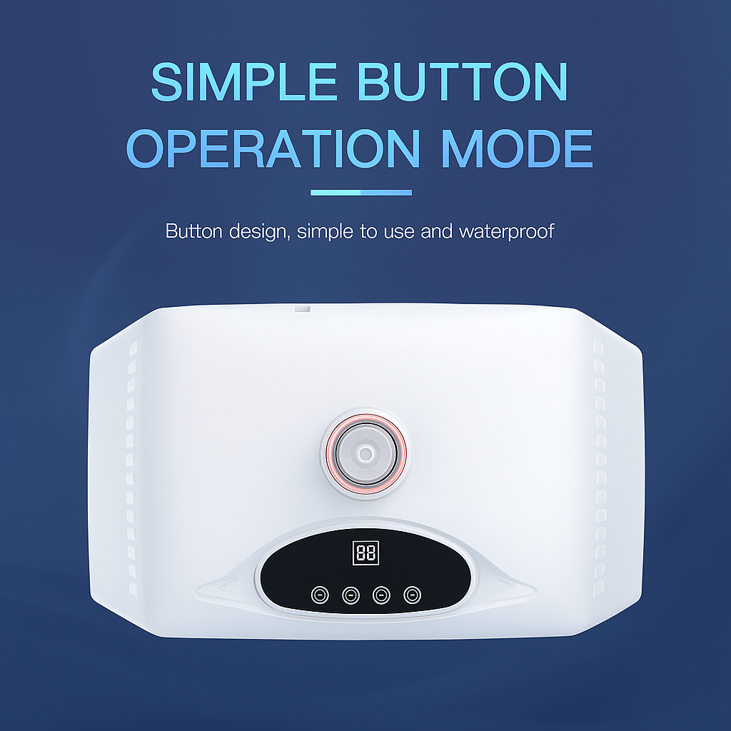 Theia Glow Omega Pro – 7-Color LED Light Therapy PDT Device for Skin Rejuvenation & Anti-Aging