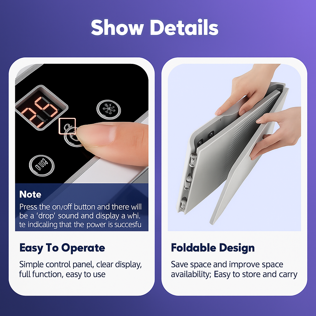 Theia Glow Omega Pro – 7-Color LED Light Therapy PDT Device for Skin Rejuvenation & Anti-Aging