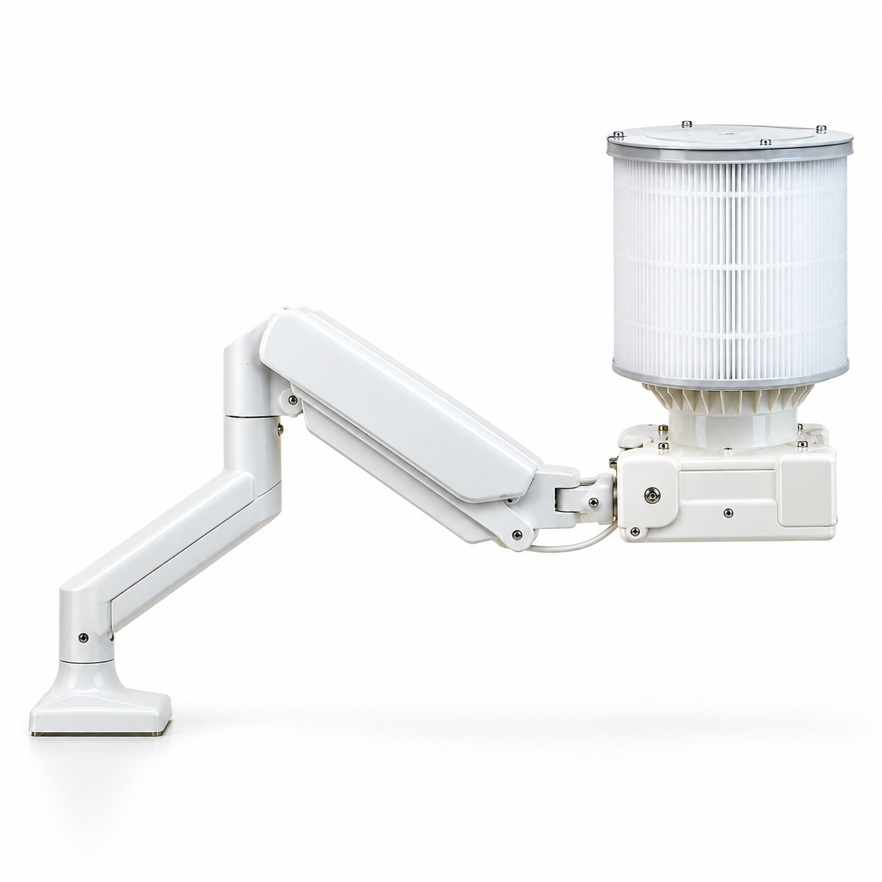 Professional Nail Dust Collector with Adjustable Arm, LED Light & Replaceable Filter