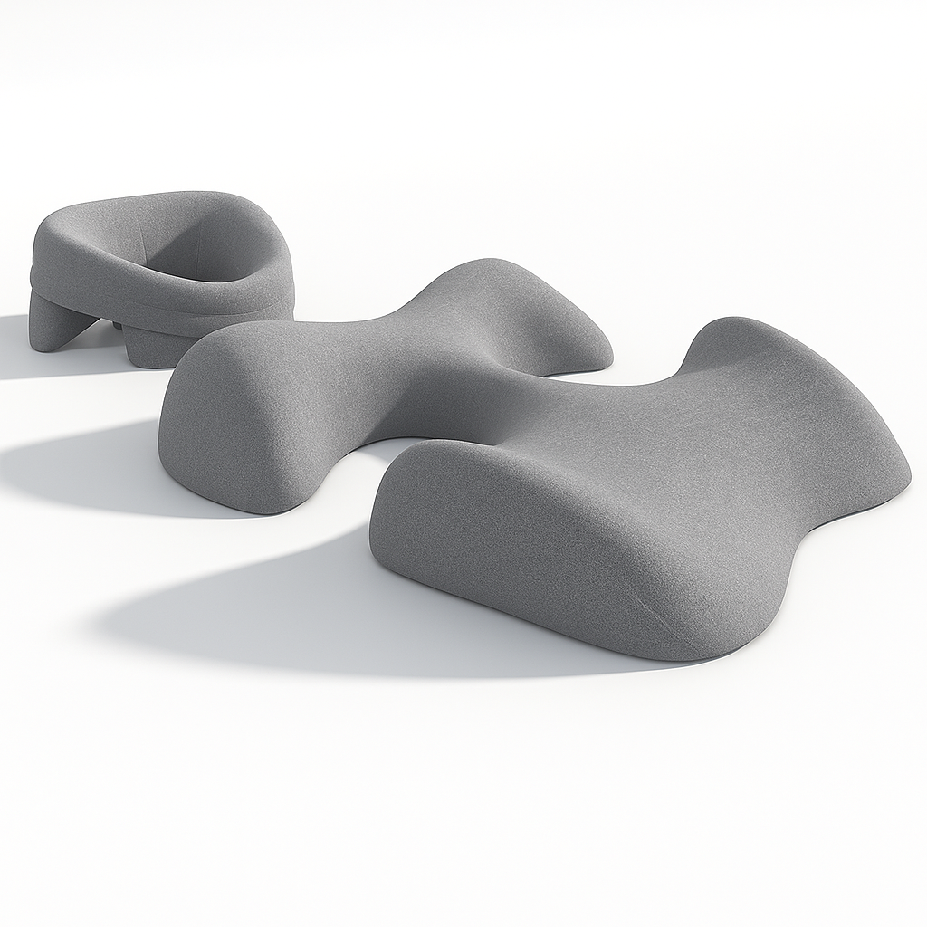 THEIA Massage Face & Chest Pillow Cushion – Ergonomic Support for Spa, Salon & Relaxation Use