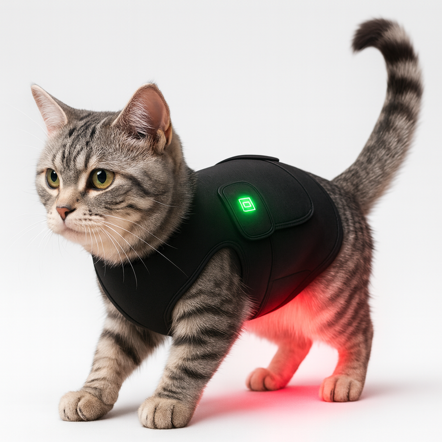 Pet Red Light Therapy Vest for Cats & Dogs Pain Relief, Post-Surgery Recovery & Inflammation Support