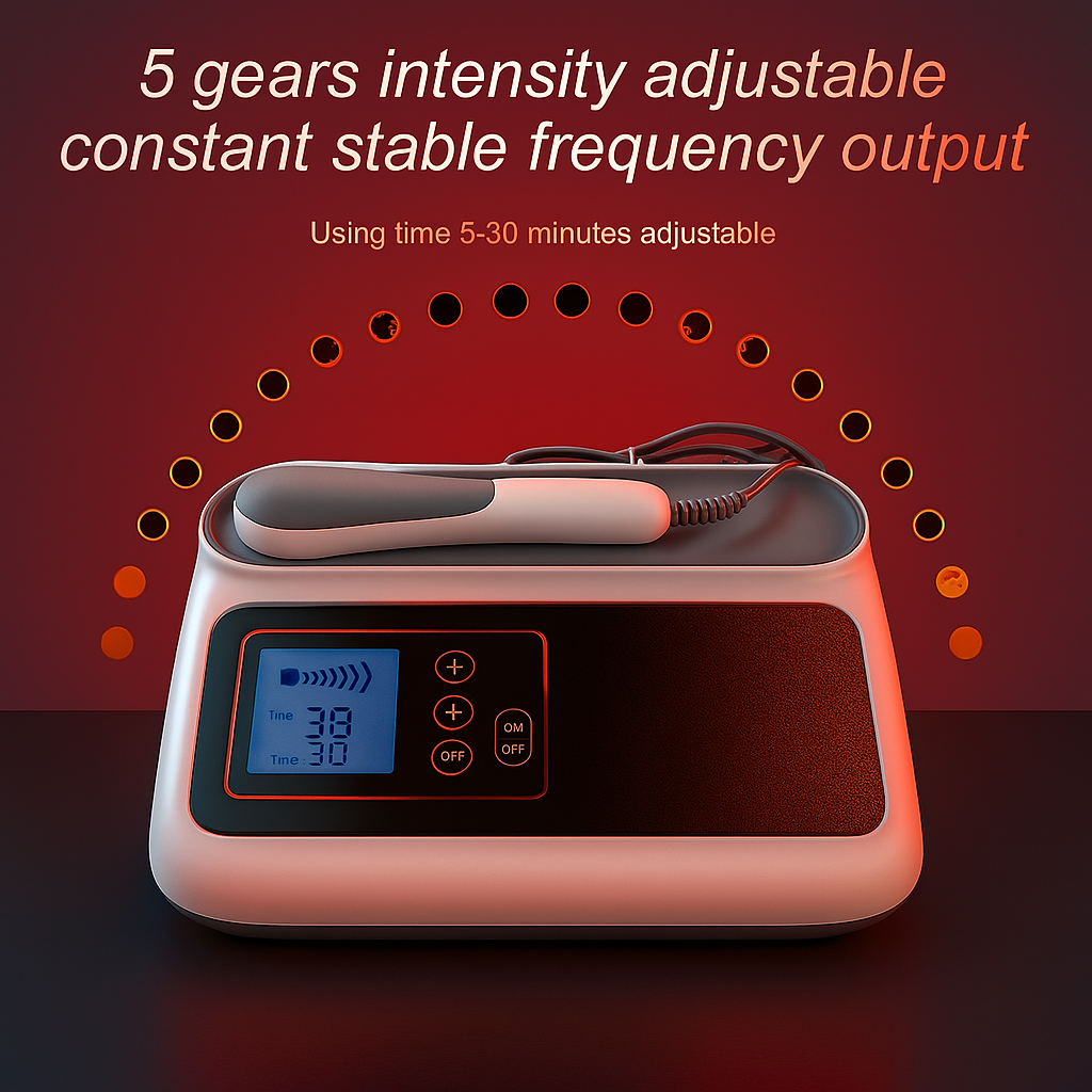 Ultrasonic Therapy Machine for Home Wellness | Adjustable Dual-Frequency Device for Muscle Relaxation & Everyday Comfort