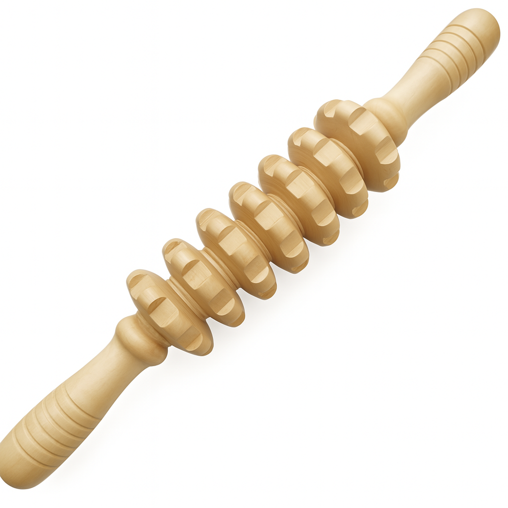 Theia Premium Handcrafted Sculpt Wood Massage Roller
