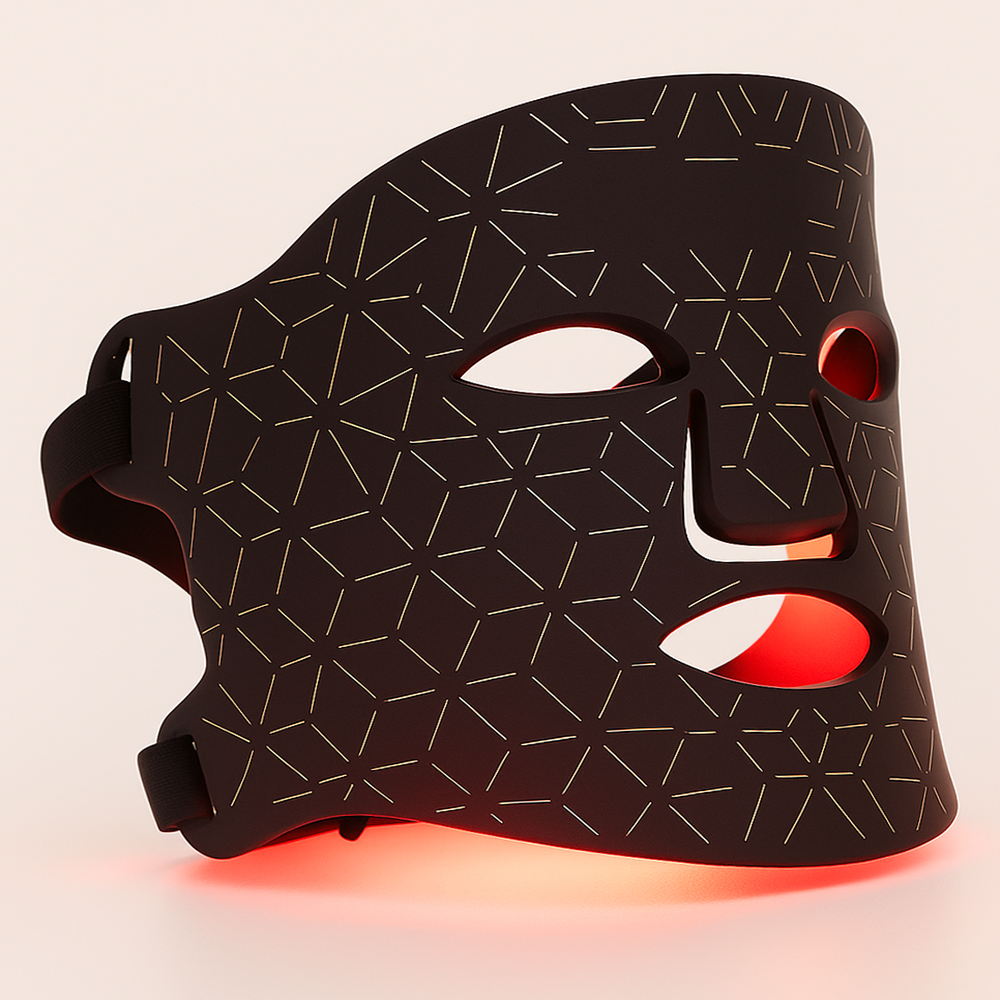 LED Facial Therapy Mask – 8-Color Red & Near-Infrared Light for Firming, Whitening & Anti-Redness