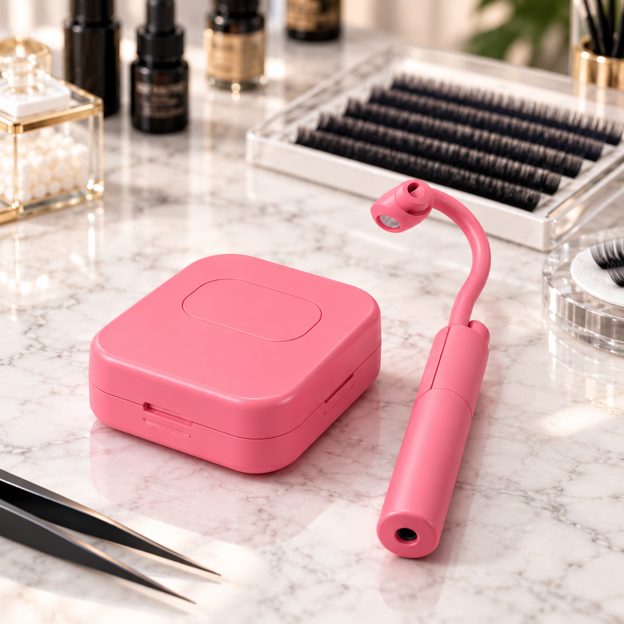 Cordless UV Lash Extension Curing Light Kit – 1W