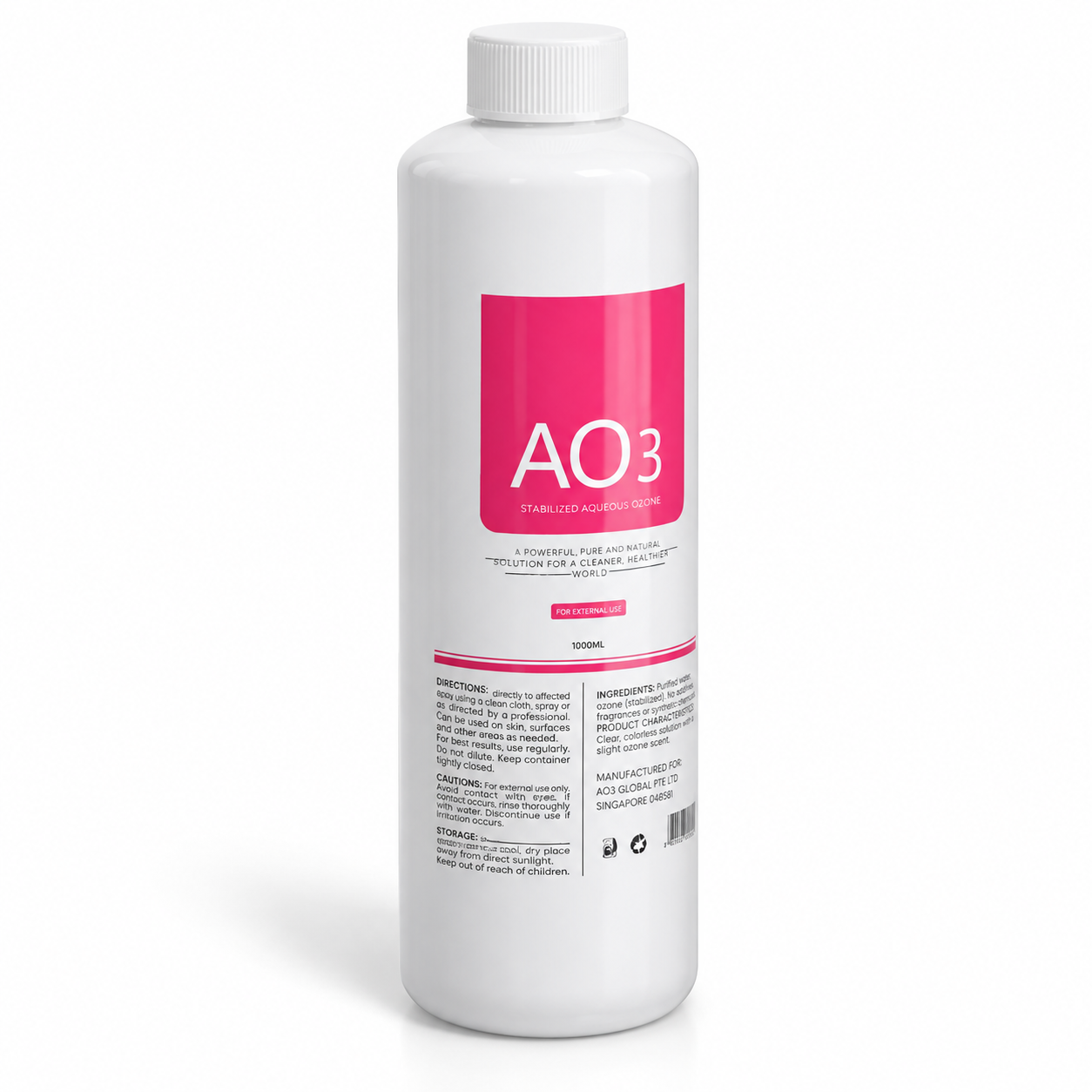 AO3 Professional Hydro Facial Hydration & Nutrition Solution 400ml