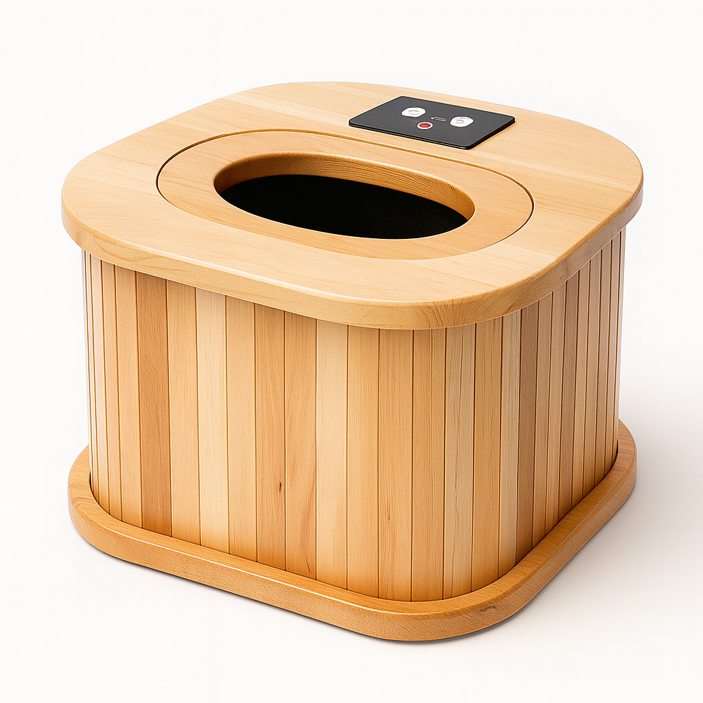 Portable Far Infrared Foot Sauna – Low EMF Dry Foot Spa Bucket for Circulation Boost