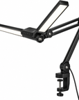 Professional Dual-Head LED Beauty Lamp – 30W, 360 LEDs, Adjustable Swing Arm & Dimmable Salon Lighting