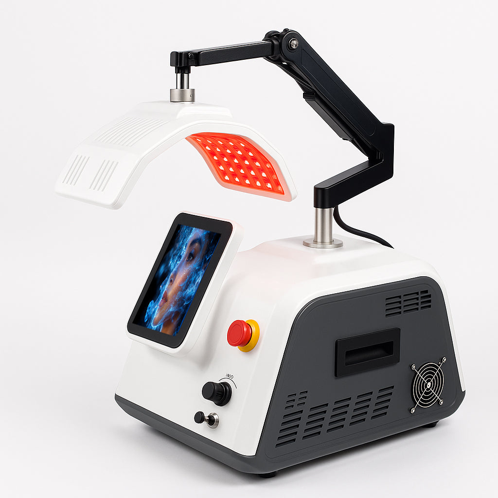 Photodynamic 7 Colors PDT Machine 5 Handles Light Therapy Facial Care With High Power Piranha