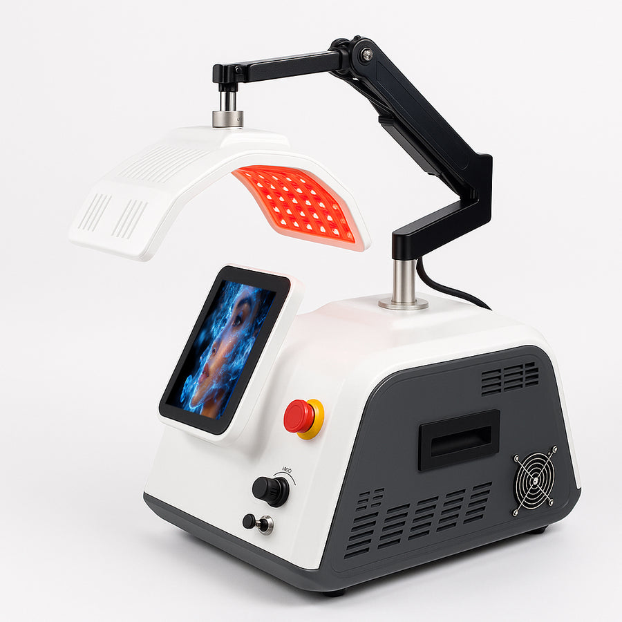 Photodynamic 7 Colors PDT Machine 5 Handles Light Therapy Facial Care With High Power Piranha