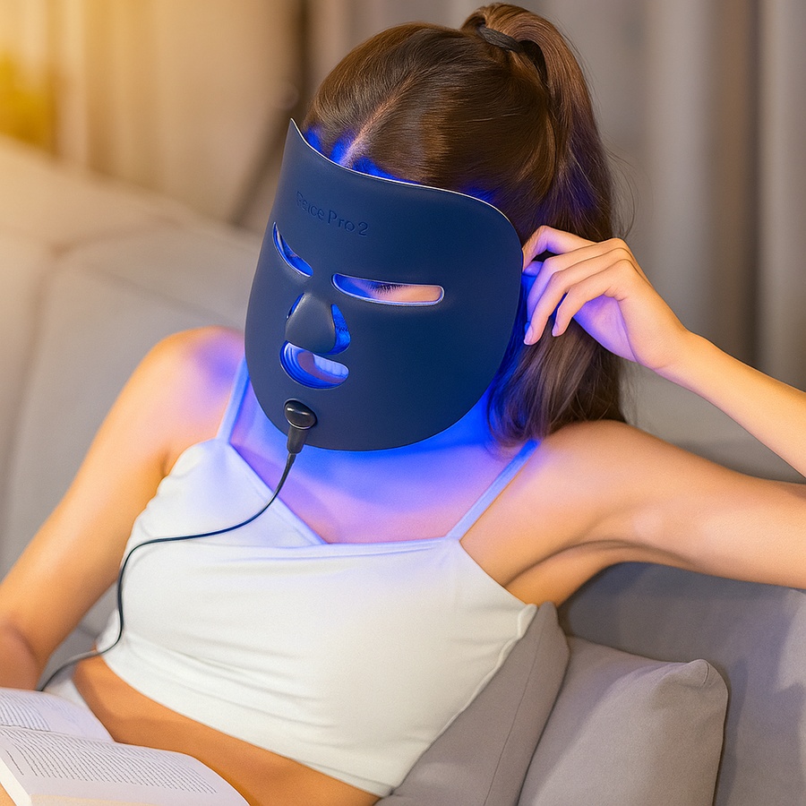 Professional Ultra-light  LED Facial Mask – Red Light & Near-Infrared Skin Therapy