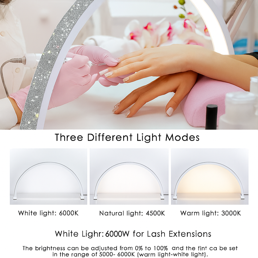 Theia Premium Beauty Salon Nail LED Desk Lamp