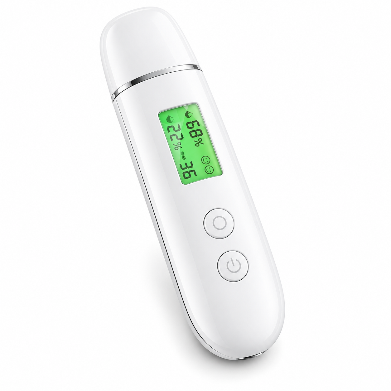 Digital Skin Moisture & Oil Analyzer with LCD Display, Elasticity Test & Fluorescence Detection