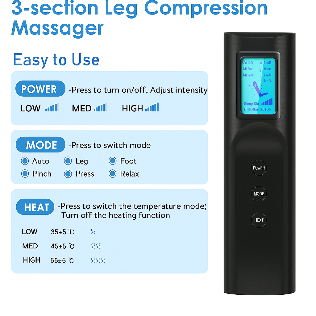 Theia Athlete Air-C Full Leg Compression Massager