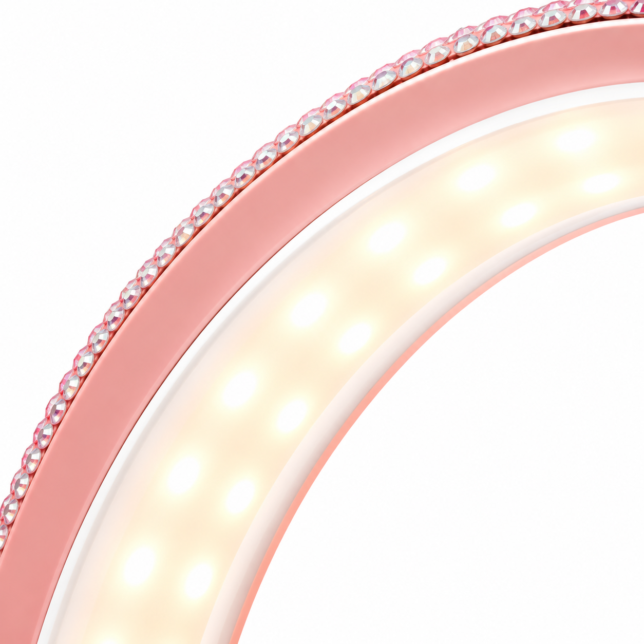 Luxury Crystal LED Nail Arch Lamp – 15W, 224 LEDs, 3-Color Professional Manicure Lighting