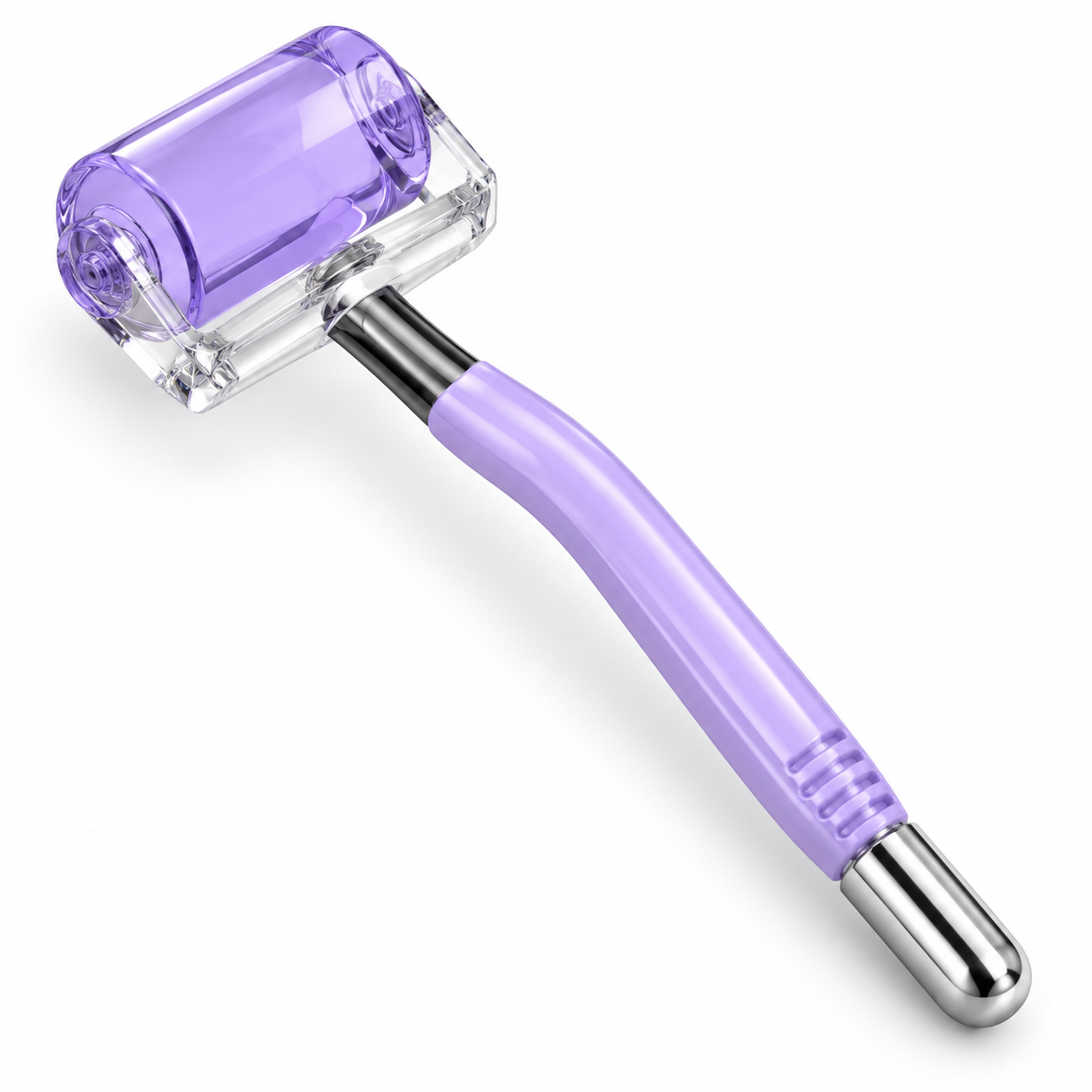 High Frequency Facial Roller Replacement Electrode – Purple Glass Handpiece