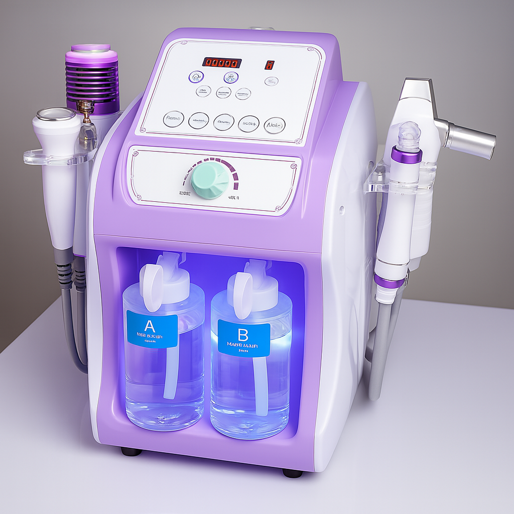 Theia SPA Pro 6-in-1 Hydro Dermabrasion Facial Machine – Professional Aqua Peeling