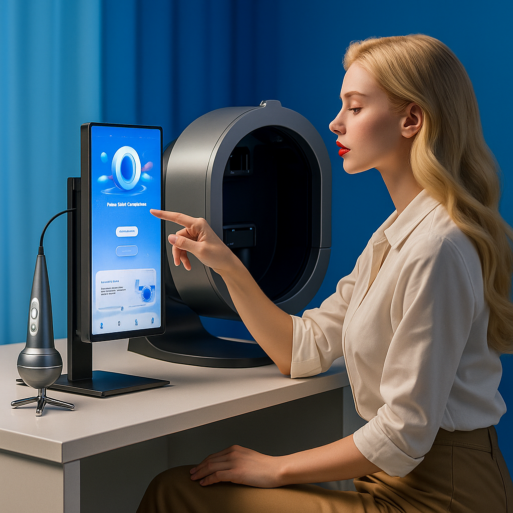 Theia X5 AI Skin & Scalp Analyzer – Multi-Spectral Facial Analysis & Clinic-Grade Diagnostic Device